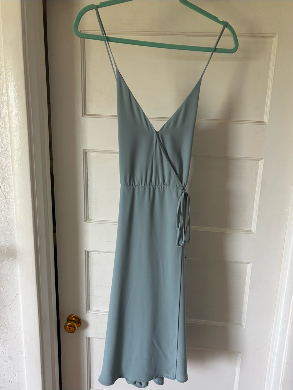 Lush V-Neck Wrap Dress
